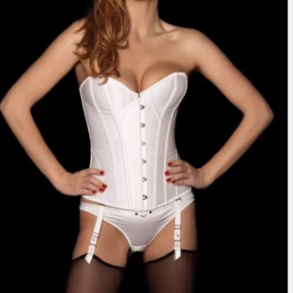 Honey Birdette Coco Corset White/Ivory Small